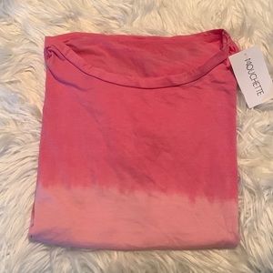 NWT Mouchette Pink Tie-Dyed T-shirt - S